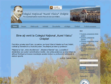 Tablet Screenshot of colegiulavlaicu.ro
